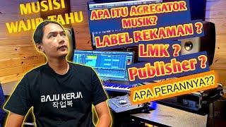 PERBEDAAN AGREGATOR, LABEL, PUBLISHER & LMK (WAMI) | APA BEDANYA & APA PERANNYA DALAM INDUSTRI MUSIK