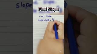 How to find slope? | Math with Afshan