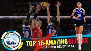 ชัชชุอร โมกศรี ( Chatchuon Moksri ) Top 15 Amazing Blocks | Sariyer Volleyball