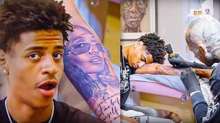 Kiyan Anthony CHALLENGES Bryce James In Front Of LeBron & Gets Lala TATTOO 