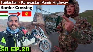 Crossing into Kyrgyzstan  From Remote Pamir Highway S8 EP.28 | Pakistan to Japan Motorcycle