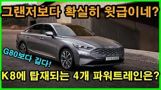 기아 K8(K7 풀체인지) 서자 탈출하고 그랜저 잡을까? K8 엔진 파워트레인 정리
