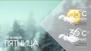 Погода на выходные