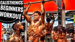 Calisthenics for Beginners Workout | @BrolyGainz007 | Beginners Full Body Workout No Jumping