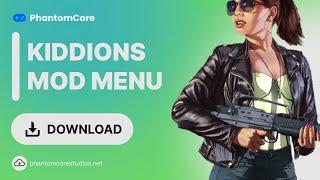 KIDDIONS MOD MENU GTA 5 / GTA V MOD MENU DOWNLOAD FREE PC / GTA CHEAT