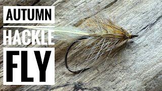 AUTUMN HACKLE FLY - A killer for fly fishing in the fjords?!? 