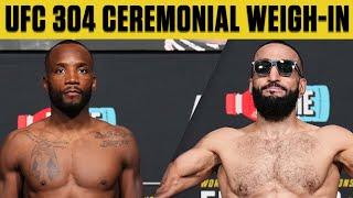 UFC 304 Ceremonial Weigh-In | ESPN MMA