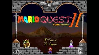 'MarioQuest 2: Sonic Returns' fangame playthrough