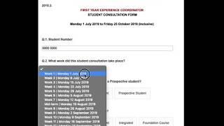 Component 1 | Part 3 | Completing the Student Consultation Form