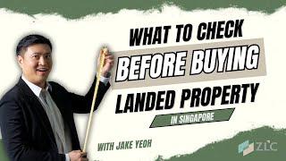 Guide to Buying Landed Property in Singapore | Expert Insights on What to Look Out For