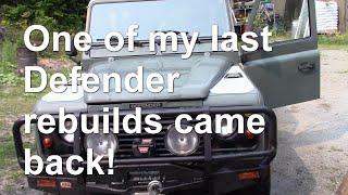 One of my last Defender rebuilds came back!