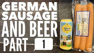 Lidl Wheat Beer Review Paired With Lidl Riesen Bockwurst Sausage