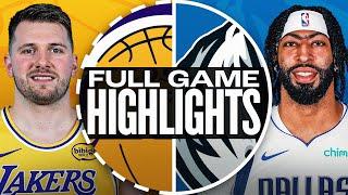 LAKERS at MAVERICKS | FULL GAME HIGHLIGHTS | April 9, 2025