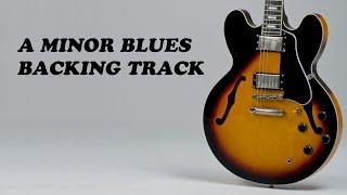 A Minor Easy Blues Guitar Backing Track Jam in Am