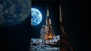 Astronaut Focused on Mission Tasks in Space #shorts #animation #moon #asteroid #space  #universe