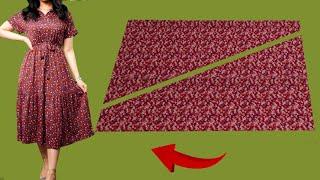 ️Amazing Sewing Ideas️All Size Sew This In 10 Minute Summer Trends Dresses Sewing Tutorial ️