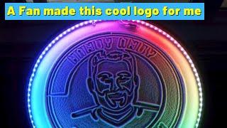 Short Vid: Handy Andy Fan Video | Cool kinetic art table with my logo on it!