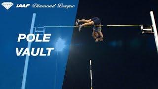 Sam Kendricks jumps 5.93 to win the Men's Pole Vault - IAAF Diamond League Lausanne 2017