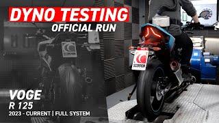 Voge R 125 Scorpion Exhaust Dyno Run