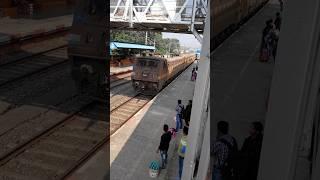 Azimganj-Howrah Kaviguru Express Train Arrived at Ahmadpur Railway Junction 2025 #shorts