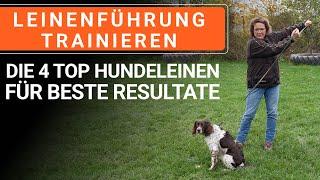  Leinenführigkeit trainieren ️ 4 TOP Hundeleinen für beste Resultate! Praxisvideo ️ ️