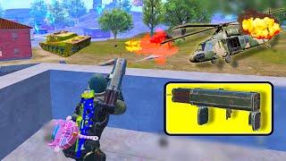 Using M202 + P90 To Destroy Tanks + JET & Helicopters in PAYLOAD 3.0PUBG MOBILE