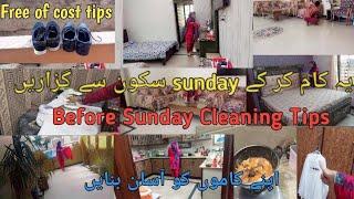 Before Weekend Cleaning Tips//Stress free Sunday//Super Tips For Housewives