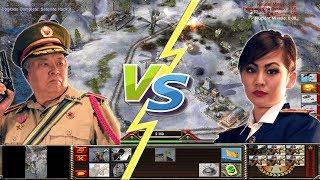 Generals Zero Hour - Challenge - General Fai vs General Leang - Hard Difficulty