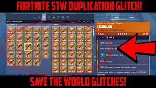 FORTNITE STW DUPLICATION GLITCH! SAVE THE WORLD GLITCHES! FORTNITE GLITCHES WORKING NOW IN 2021!