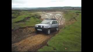 Green Laning June 2013 [yorkshireboys] Fiat Panda 4x4 off road Landrover Discovery 90 & 110