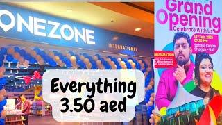 3.5 dhs നു ഒത്തിരി ഐറ്റംസ്Onezone Sahara centre Sharjah #grandopening #budjetfriendly shopping