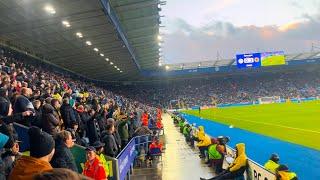 Wolves fans at Leicester away (22/12/24)