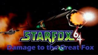 Star Fox 64 - Damage to the Great Fox - HD