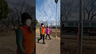 마을건강리더.노르딕워킹실습교육