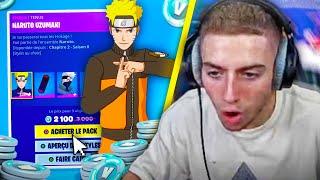 JE DÉCOUVRE NARUTO SUR FORTNITE !  (j’kiffe de ouf)