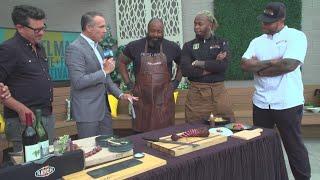 Del Mar Wine & Food Festival co-founder, Troy Johnson, top chefs cook up some Brandt Beef