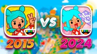 NEW vs OLD ️️ 2015 vs 2024 ️️ Toca Life World ️️ Toca Boca