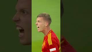 Dani Olmo's AMAZING GOAL-LINE SAVE in Euro Final!  #spain #Euro2024 #Soccer