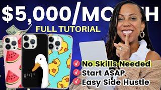 No Skills Needed!  | Get Paid $5,000/month with This EASY AI Side Hustle | Make Money Online