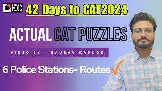 Routes & Networks - 6 Police Stations Puzzle | DILR Puzzle for CAT