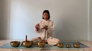 CHAKRA TUNEUP MEDITATION WITH MANTRA, MUNDRA, AND TIBETAN SINGING BOWL IN 440HZ   ---- C ~ B