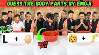 Funny Guess The Body Parts By Emoji  #funnygame #challenge   | Sahil Khan NT | #funny #comedy