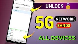 MIUI (POCO, REDMI) ALL DEVICE  :  How To Unlock 5G Network BANDS ? All Mediateck Devices.// "Abhi2U"