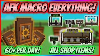 *OP* MACRO EVERYTHING! 60+ CRAFTER PACKS/DAY! ALL SHOPS, HONEY EVENT & CRAFTING! | GROW A GARDEN!
