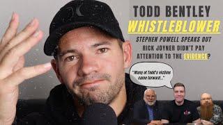 TODD BENTLEY Whistleblower SPEAKS OUT