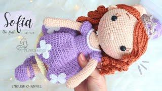 Princess Sofia the first Amigurumi | Princess Series Part 2/2 Sub  / GretaWings in English