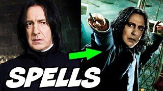 All 7 Spells Severus Snape CREATED - Harry Potter Explained