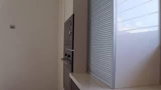 Roller Shutter cabinet in a Modular Kitchen