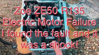 Renault Zoe ZE50 R135 - Electric Motor Failure - I found the fault and it was a shock!