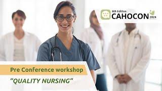 CAHOCON - National Pre-Conference Workshop - 6th March, 2024